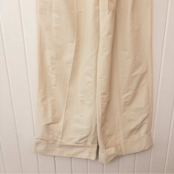 BANANA REPUBLIC Wide Leg Paperbag Pant
#813887 NWT Transition Cream 4 - Picture 7 of 12